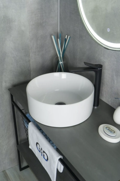 Раковина накладная (40х40) Gid N9011