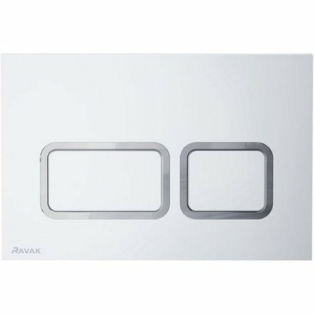 Клавиша смыва Ravak Twin Flat X01739