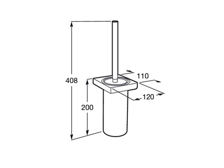 Ёршик Roca с подставкой Tempo 817036001