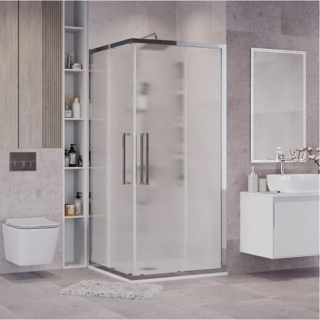 Душевой уголок (80х80) Grossman Cosmo 300.K33.02.8080.10.02