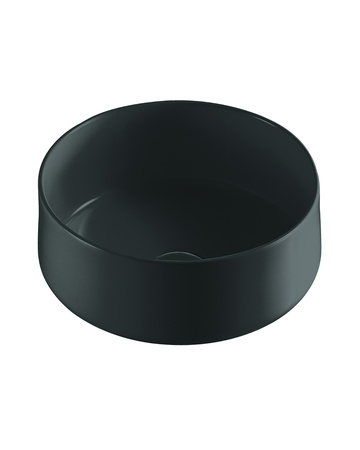 Раковина накладная (34,5х34,5) Orange  B07-345B черный матовый