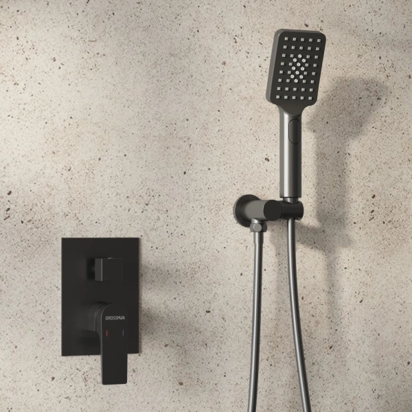 Душевая система скрытого монтажа Grossman Classic 501.K35.04.420 графит сатин