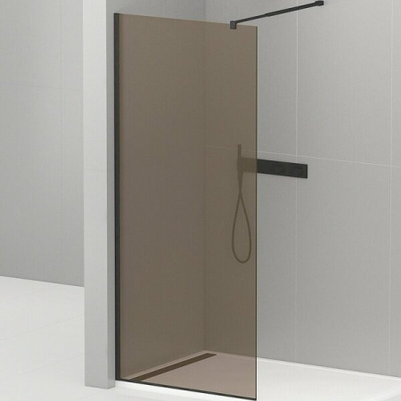 Душевая перегородка 120 см CEZARES LIBERTA LIBERTA-L-1-120-BR-NERO