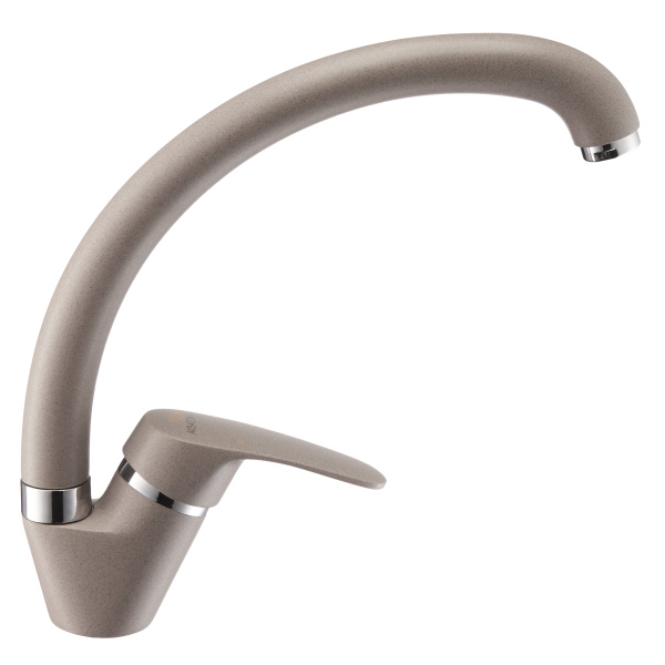 Смеситель для кухни Aquaton Нимо 1AX002FCXX250 серый шелк