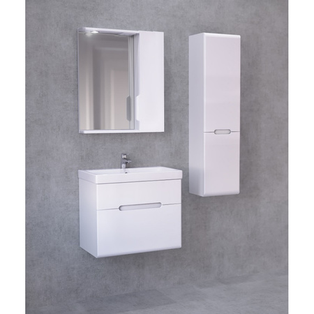 Тумба под раковину Jorno Moduo Slim 60  Mod.01.60/P/W
