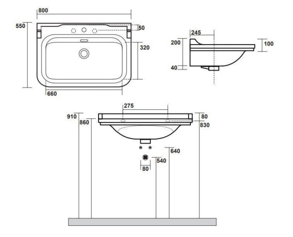 Тумба подвесная без раковины Kerasan Waldorf 925630 bi vaniglia matt