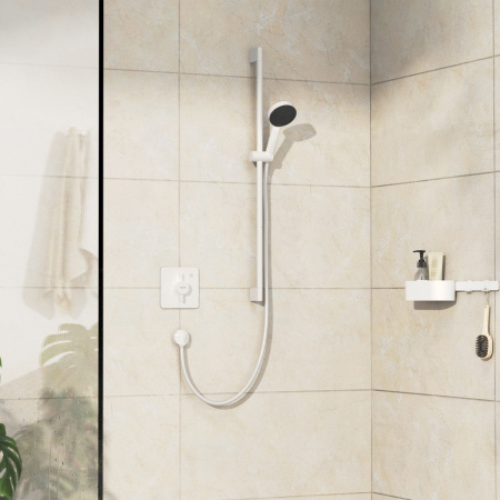 Смеситель для душа Hansgrohe DuoTurn Q 75614700 белый матовый