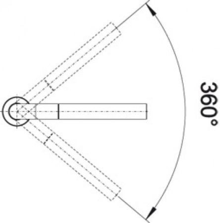 Смеситель складной Blanco Periscope S-F II 516671