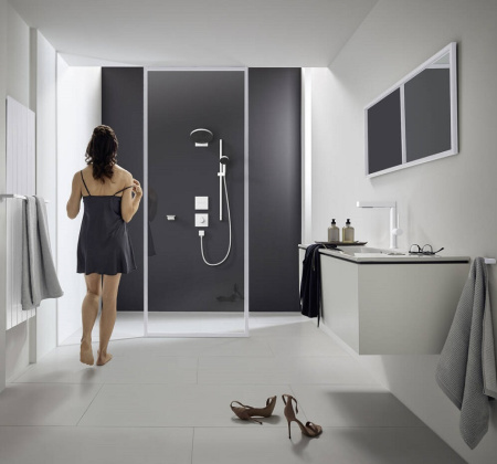 Верхний душ Hansgrohe Pulsify 260 1jet EcoSmart 24141700, белый матовый