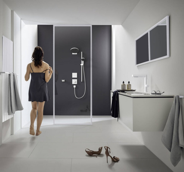 Верхний душ Hansgrohe Pulsify 260 1jet EcoSmart 24141700, белый матовый Верхний душ Hansgrohe Pulsify 260 1jet EcoSmart 24141700, белый матовый