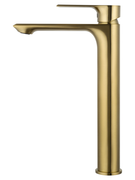 Смеситель для раковины высокий WONZON & WOGHAND BRILLIANT, брашированное золото WW-88019079-BG