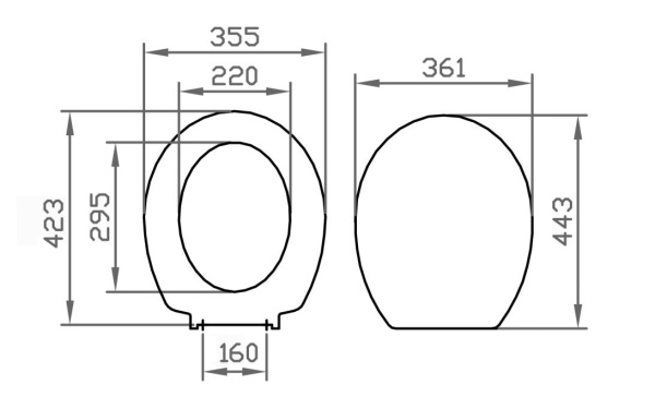 Крышка для чаши Roca Victoria Soft Close ZRU8013920 петли хром