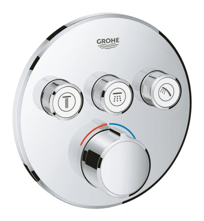Смеситель для встраиваемого монтажа на 3 выхода Grohe SmartControl 29146 000 (29146000) хром