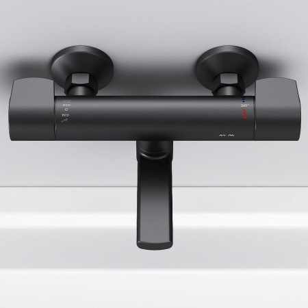 Термостат для ванны AM.PM X-Joy F85A50022 черный матовый