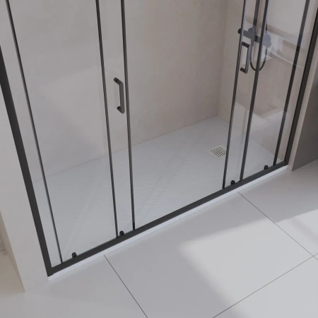 Поддон из искусственного мрамора BelBagno TRAY-MR-UNO-AH-170/80-35-W-BO с сифоном белый матовый