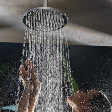 Душевая система с термостатом Bossini Apice L10507.073 черный матовый