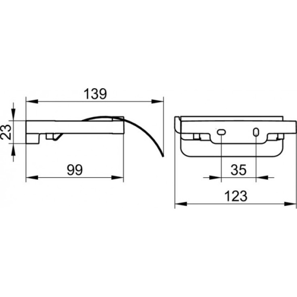Держатель туалетной бумаги Keuco Moll 12760010000