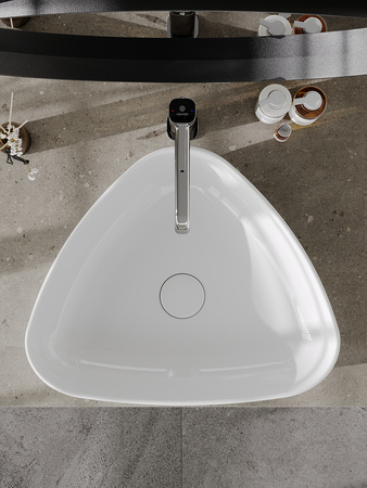 Раковина накладная (50х40,5) Orange  B07-500W белый глянец