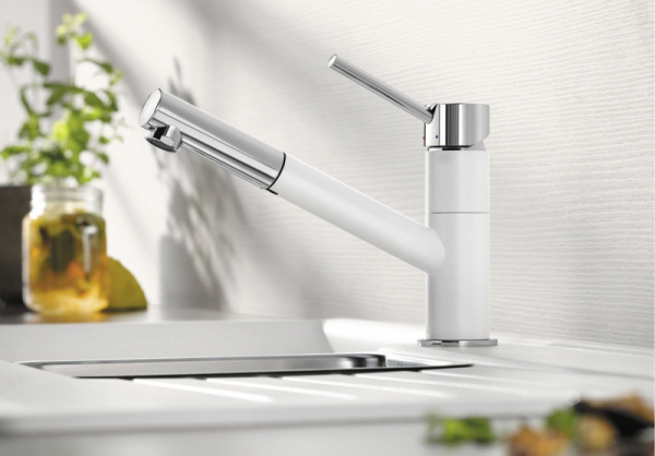 Смеситель для кухни Blanco Kano-S (кофе/хром) 525043