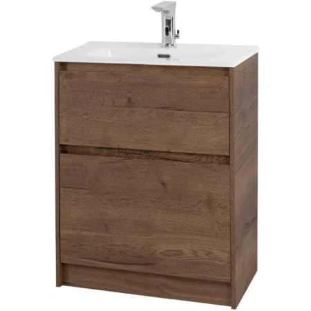 Тумба под раковину BelBagno Kraft 60 KRAFT39-600/390-2C-PIA-RT Rovere Tabacco
