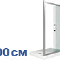 Раздвижные душевые двери 100 см