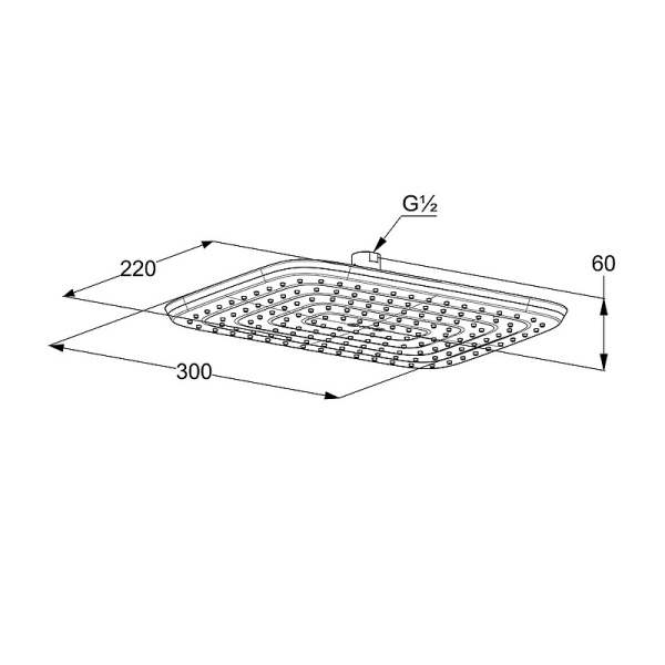 Верхний душ Kludi Freshline 6445005-00