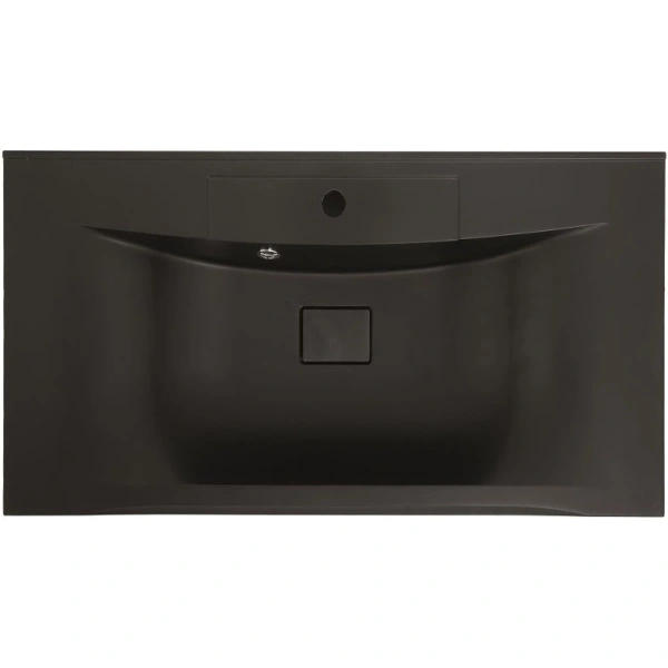 Раковина из искуственного мрамора (75x45) Art&Max AM-LAV-750-MR-FP-Nero