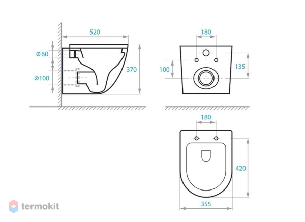 Комплект 3в1 Koller Pool  Alcora ST 1200+INTEGRO Matt Chrome+ ORION