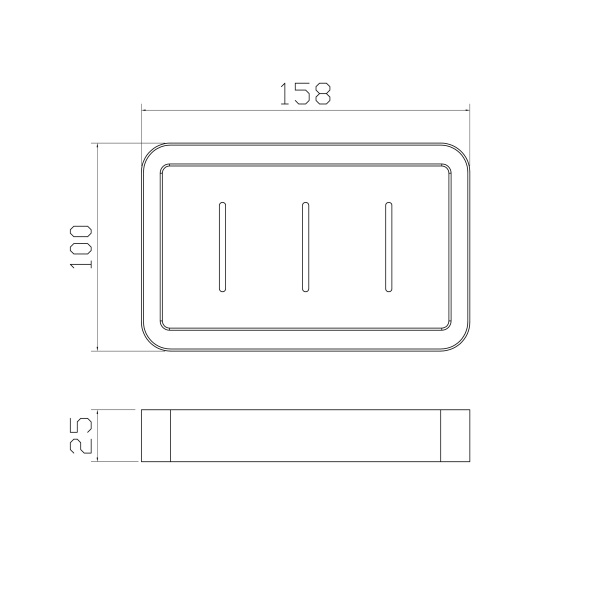 Мыльница с держателем WONZON & WOGHAND CARBON, черный WW-7732