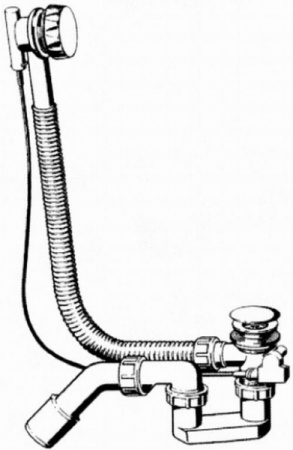 Слив-перелив полуавтомат Viega Simplex 285357