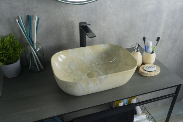 Раковина накладная (46х32,5) Gid Mnc547