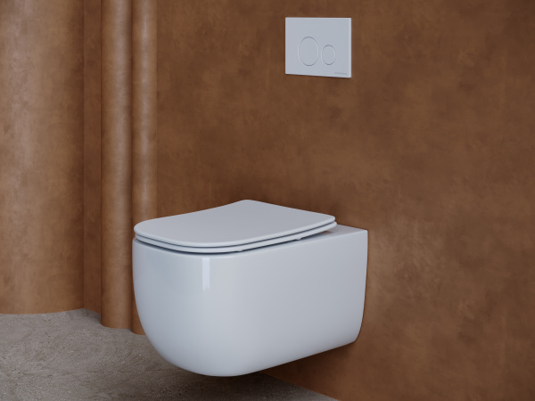 Подвесной унитаз Ceramica Nova Noel Rimless CN3013