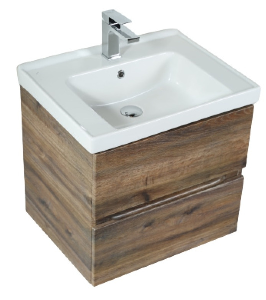 База под раковину напольная Art&max AM-Techno-900-2C-SO-LW646 Дуб бомонд Лофт