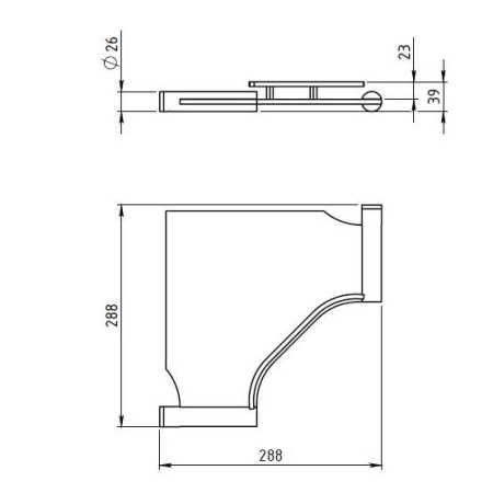 Полка Novaservis Metalia 2 6258.0