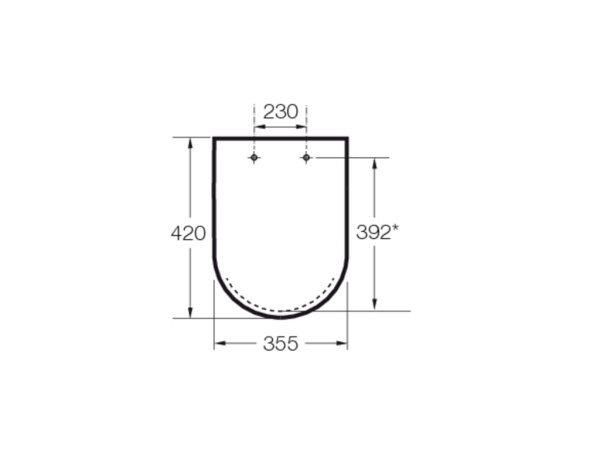 Крышка для чаши Roca Dama-N 801780004