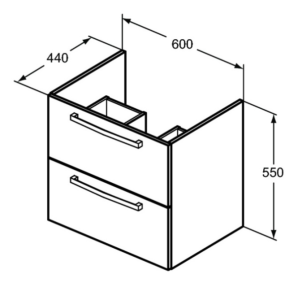 Тумба под раковину Ideal Standard Tempo 60 см E0572TI