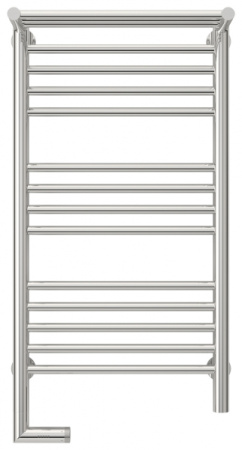Полотенцесушитель Электрический Cунержа Богема с полкой 2.0 Левый (800x400) Палитра RAL Classic RAL-5206-8040