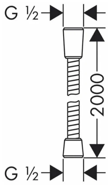 Шланг душевой Lemark, 200 см, TURN-FREE (LE8024S-Graphite)