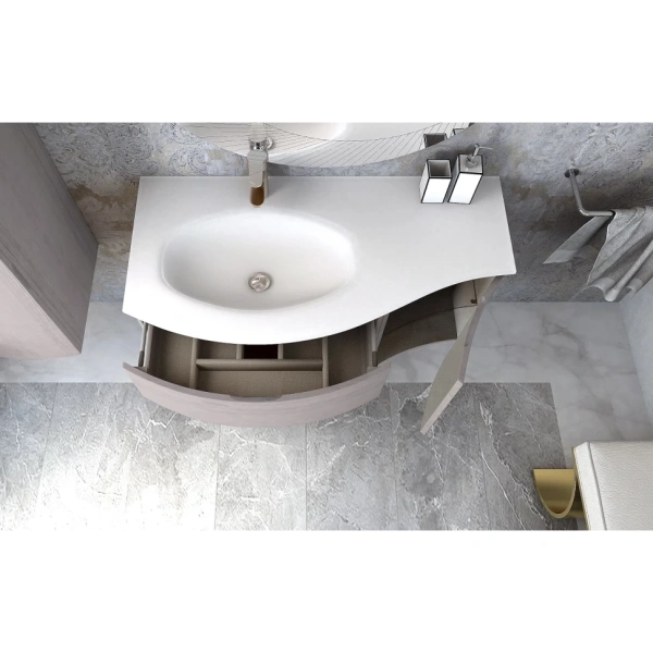 Тумба под раковину Cezares VAGUE 54847 Rovere sbiancato