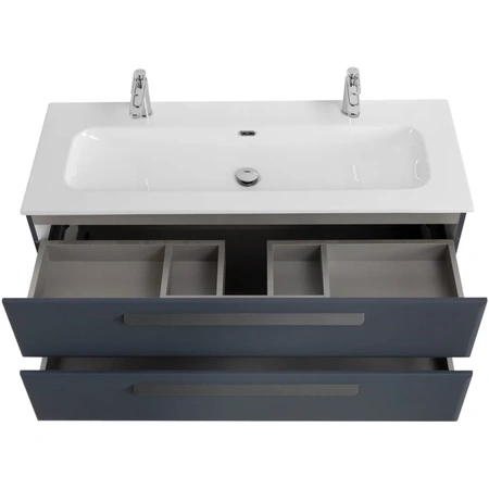 Тумба под раковину Cezares ECO-CER-N-1200-2C-SO-GR-P Grafito без ручек