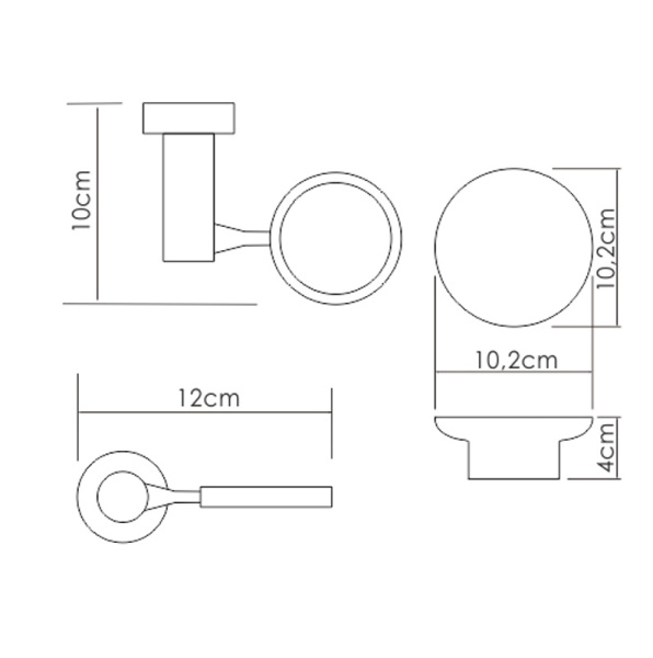 Мыльница с держателем WasserKRAFT K-28229