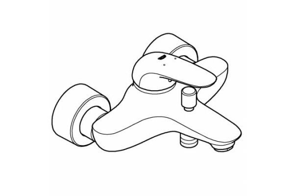 Смеситель однорычажный для ванны Grohe Wave  32286 001 (32286001) хром