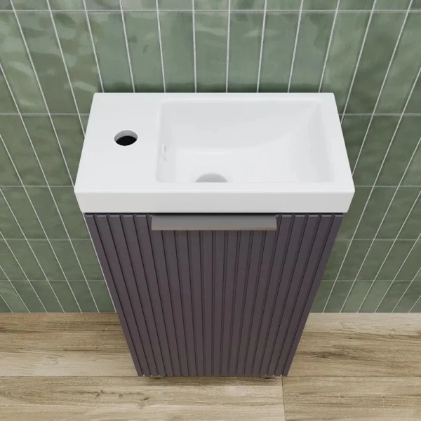 Тумба без раковины 40см Style Line Соло ЛС-00002427 графит нубук