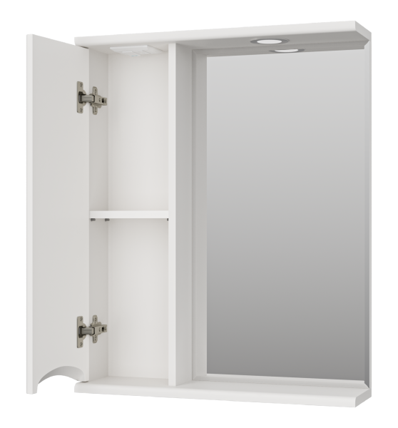 Зеркало-шкаф (60х75) Misty Атлантик 60 левый П-Атл-4060-010Л