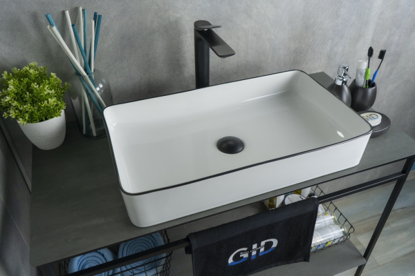 Раковина накладная (60х34) Gid Nc9399
