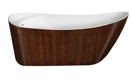 Акриловая ванна (170х76) Lagard MINOTTI Brown wood lgd-mnt-bw