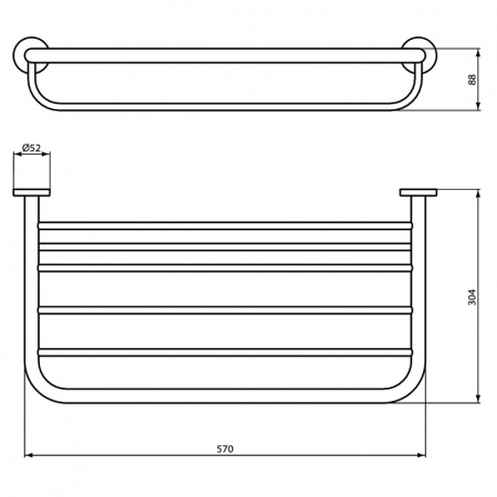Полка для полотенец Ideal Standard IOM A9106AA