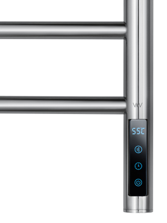 Полотенцесушитель электрический WONZON & WOGHAND BONN, хром WW-AL409-CR