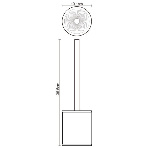 Ершик для унитаза WasserKRAFT Rossel K-5727