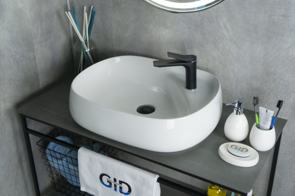 Раковина накладная (59х46) Gid N9048